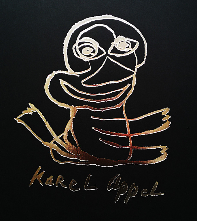 Karel Appel - Het gezicht van Appel, zeefdruk (mooi ingelijst) kopen? Bied vanaf 250!