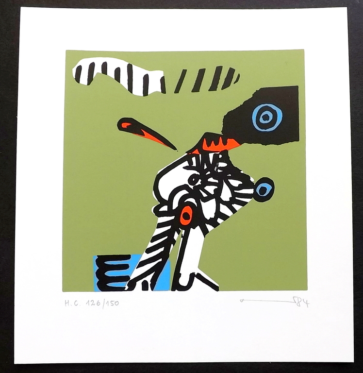 Prof. Armin Sandig - 3x gesigneerde litho – 1984 kopen? Bied vanaf 1!