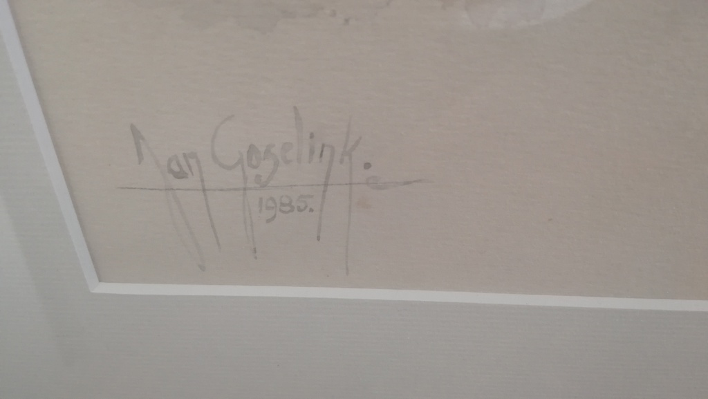 Jan Goselinck - aquarel - Rozenbottel kopen? Bied vanaf 55!