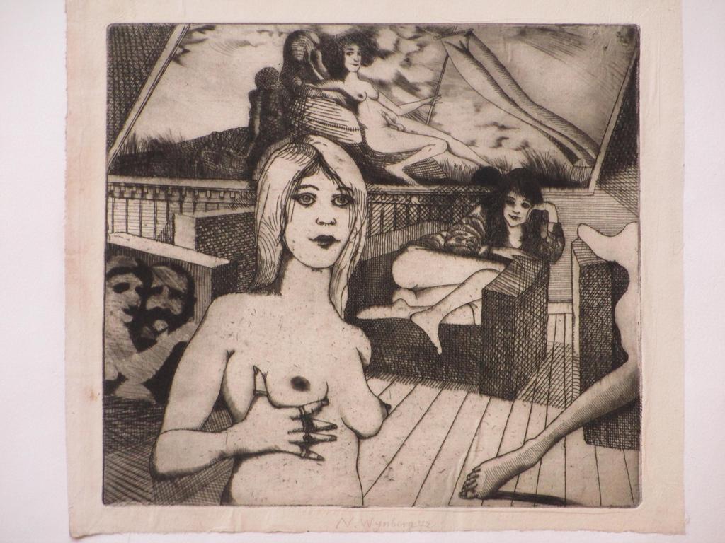 Nicolaas Wijnberg, Dames en Heren in Bordeel, Ets verkocht voor € 80!