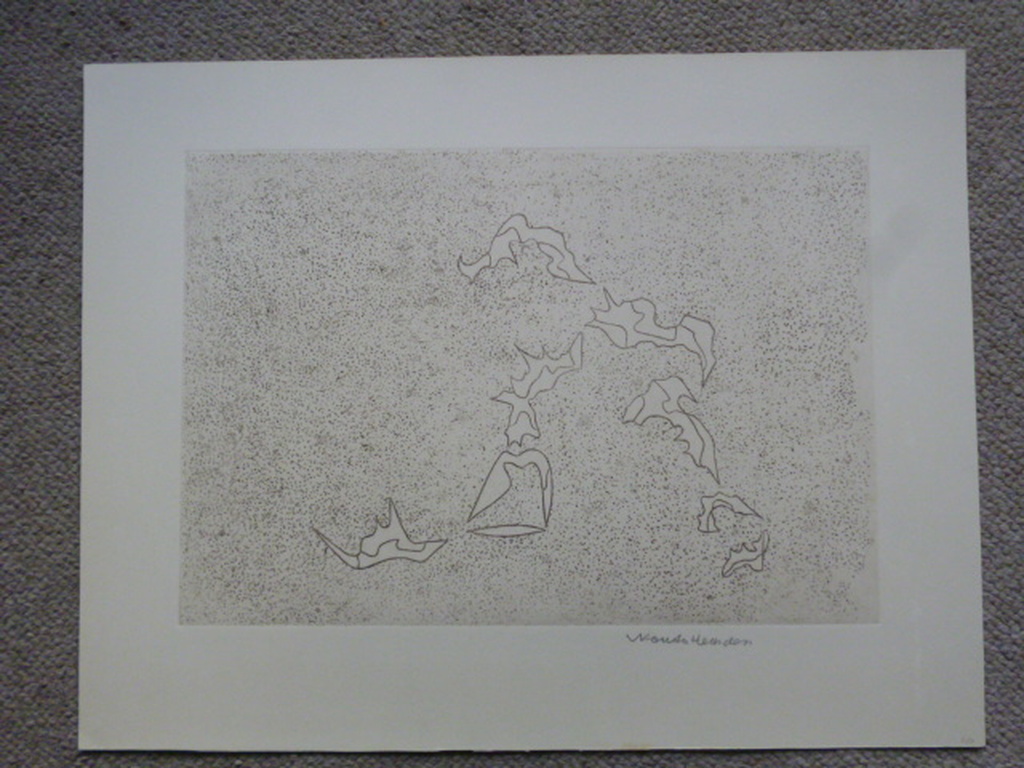 Wout van Heusden - ets - Abstract kopen? Bied vanaf 25!