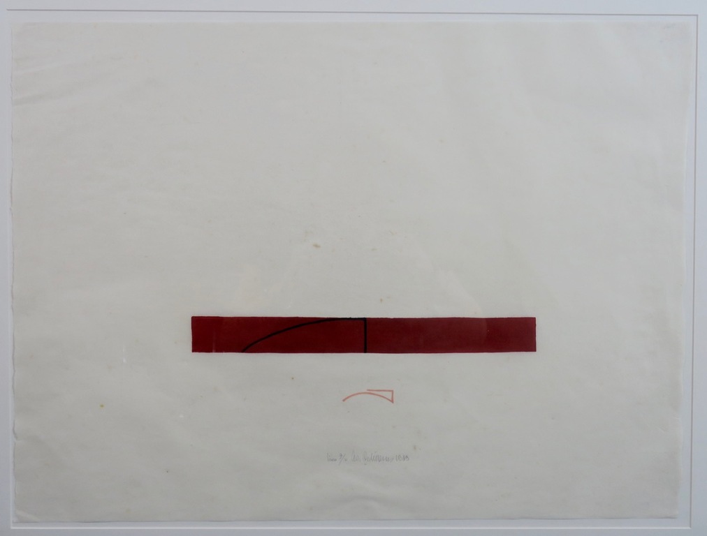 Cees Andriessen: Lino op Rijstpapier, Z.T. - Ingelijst kopen? Bied vanaf 20!