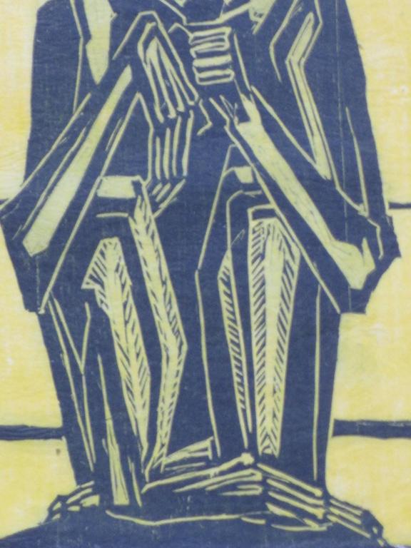 Edith Pijpers, Art Deco Aapje, Kleurenhoutsnede kopen? Bied vanaf 90!