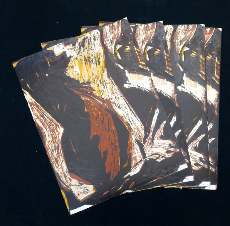 Lot met 16 werken van: Marli Turion, Hoogdruk, Z.T. kopen? Bied vanaf 10!