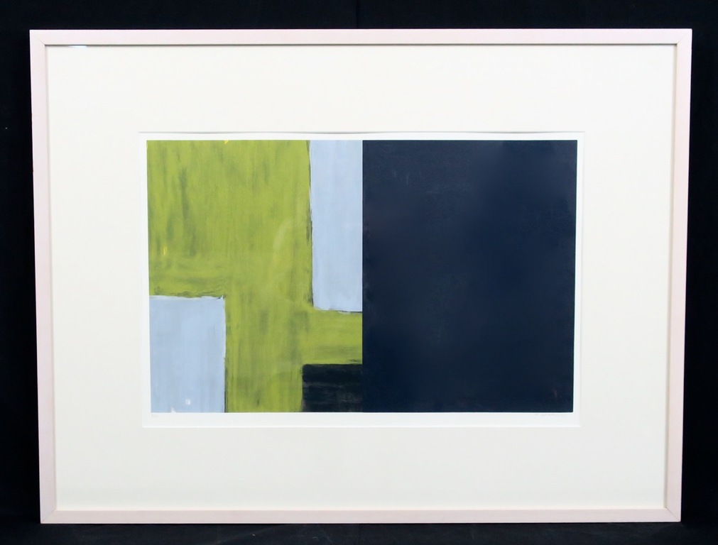 Bert Loerakker: Zeefdruk, Z.T. - Ingelijst verkocht voor € 72!