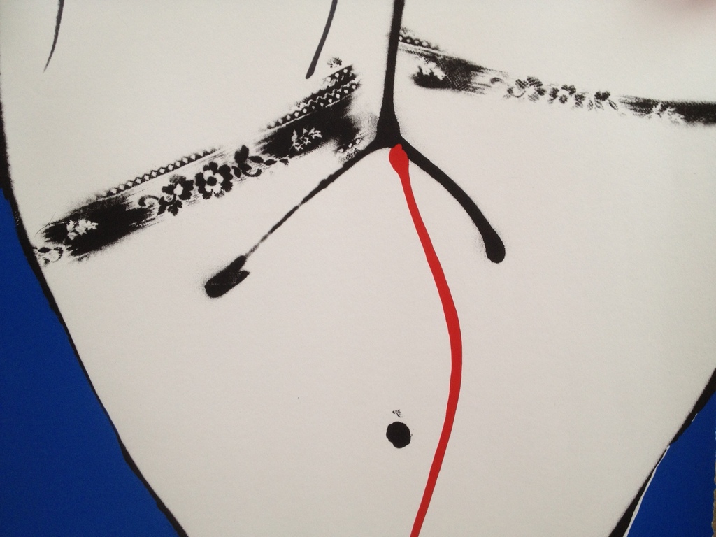 Herman Brood, grote gesigneerde zeefdruk, Hips kopen? Bied vanaf 200!