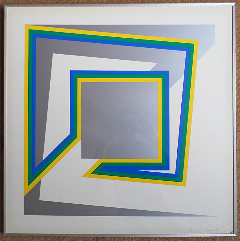 Cyril Lixenberg - Modern geometrisch pendant (2x strak ingelijst) kopen? Bied vanaf 125!