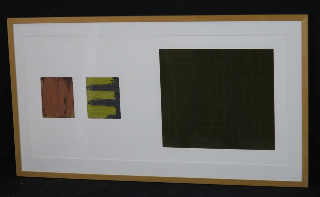 Bert Loerakker: Zeefdruk, Zonder titel - Ingelijst kopen? Bied vanaf 50!