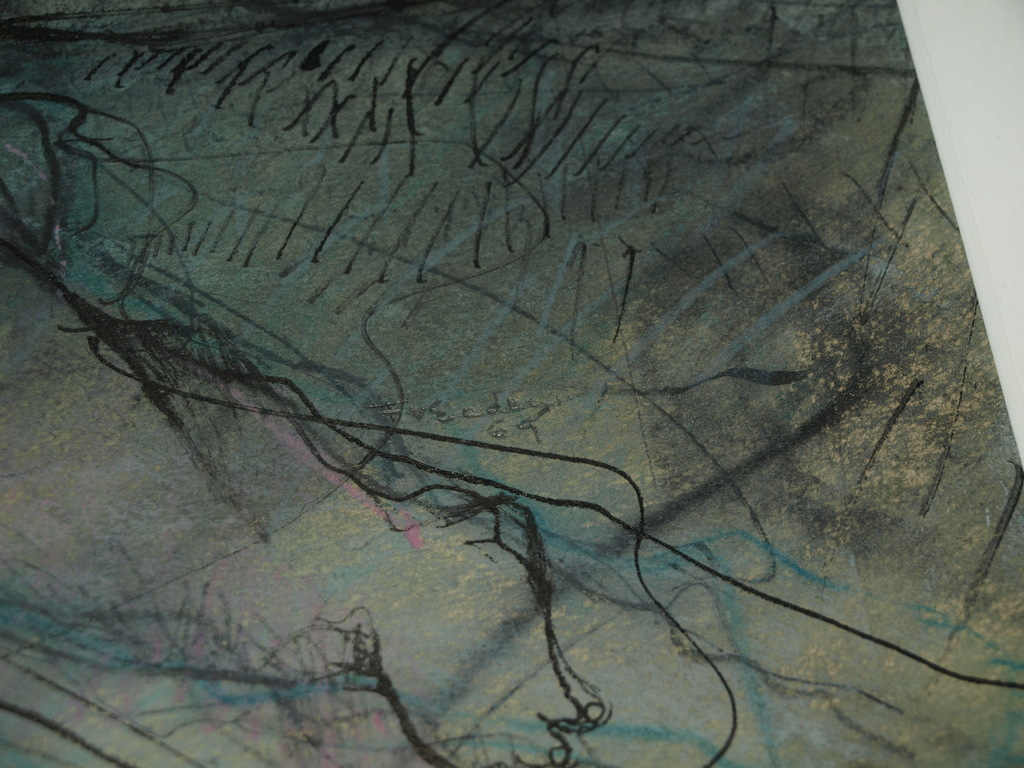 Frits van Eeden: Gemengde techniek – Zwemmer – Gesigneerd & ingelijst - 1969 kopen? Bied vanaf 75!