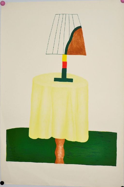 Reinier Lucassen: kleurenlitho Een gezellig hoekje verkocht voor € 80!