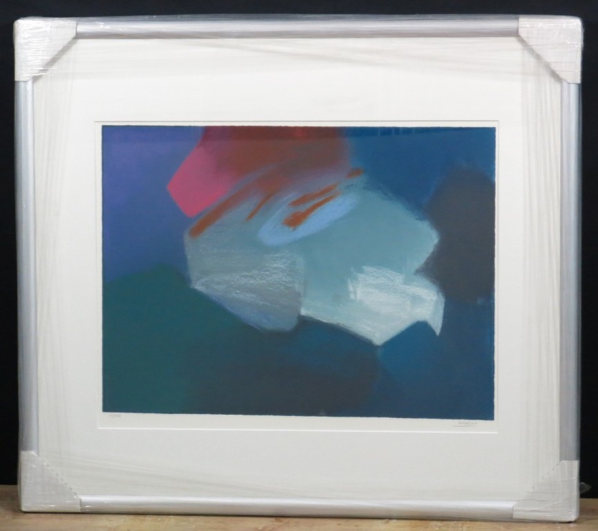 Emerson: Zeefdruk, Abstracte Compositie 2 -Ingelijst kopen? Bied vanaf 35!