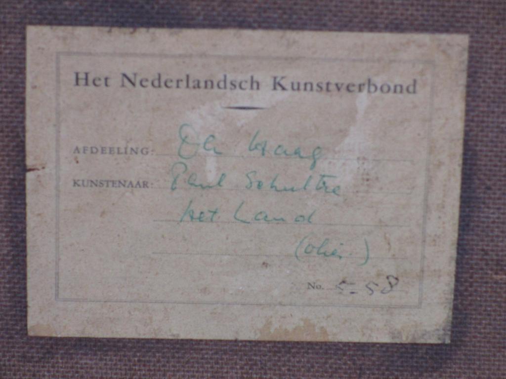 Paul Schultze, Na de regenbui, Olieverf op paneel kopen? Bied vanaf 145!