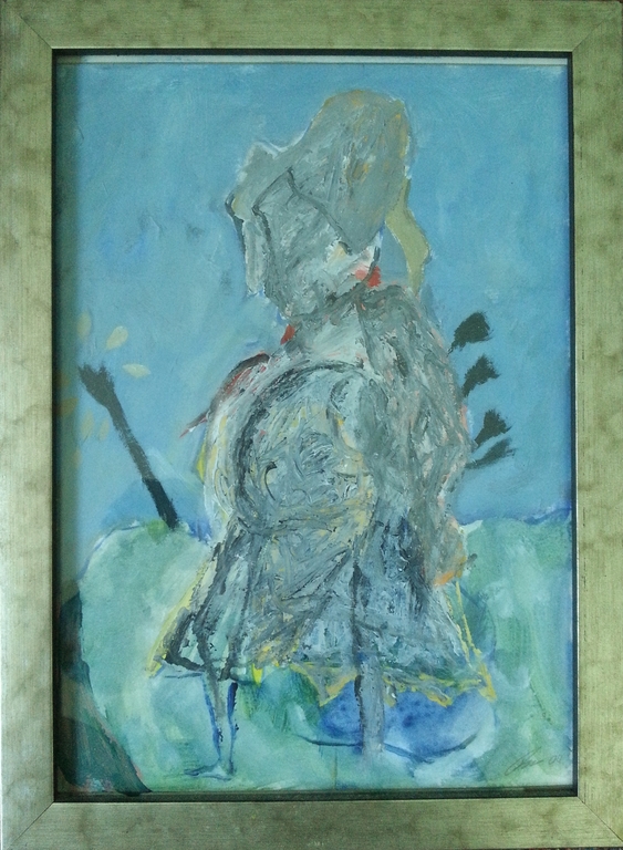 PAUL LOUIS VAN DEN BERGH (1967) Acryl - "Remembrant" - Gesigneerd - 2004 kopen? Bied vanaf 95!