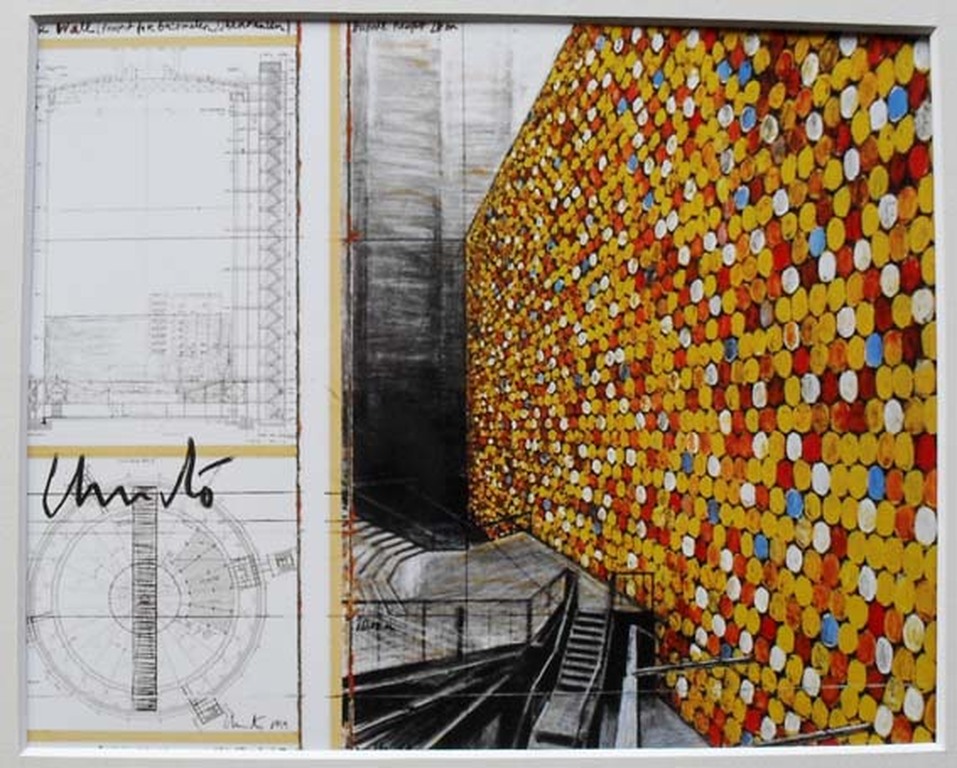 Christo - The Wall / Gasometer Oberhausen 1999 - handgesigneerd kopen? Bied vanaf 75!