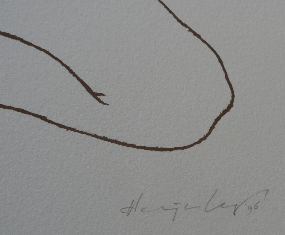 Harry van Kuyk - zeefdruk: naaktmodel - 1996 kopen? Bied vanaf 300!