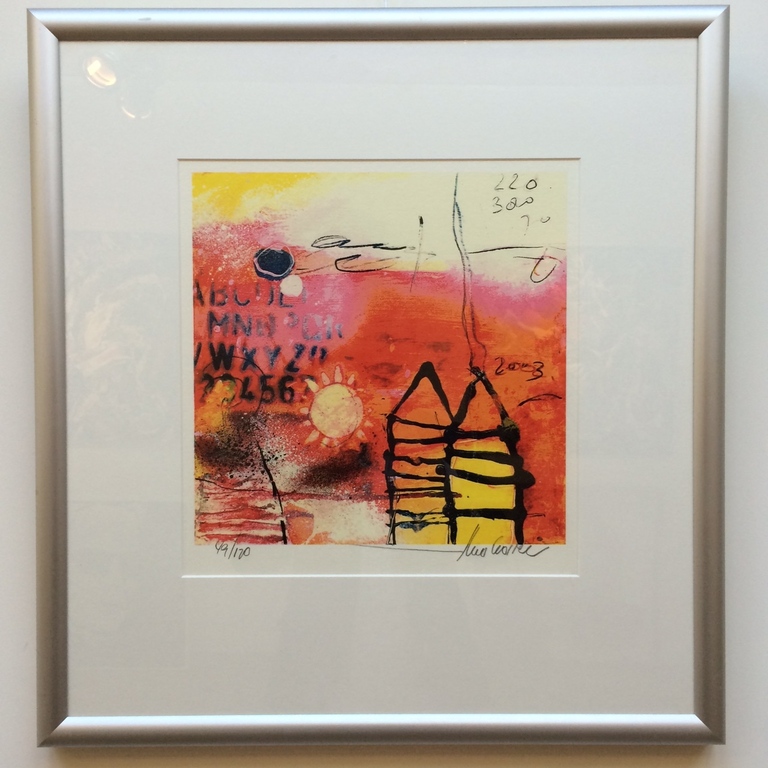 Theo Koster, zeefdruk met lijst verkocht voor € 65!