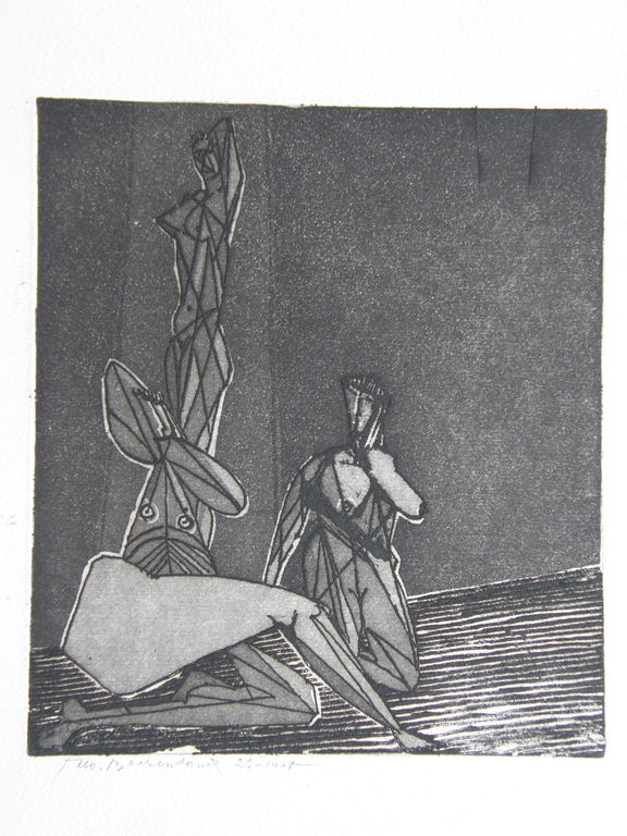 Theo Beerendonk: ets, met potlood gesigneerd kopen? Bied vanaf 20!