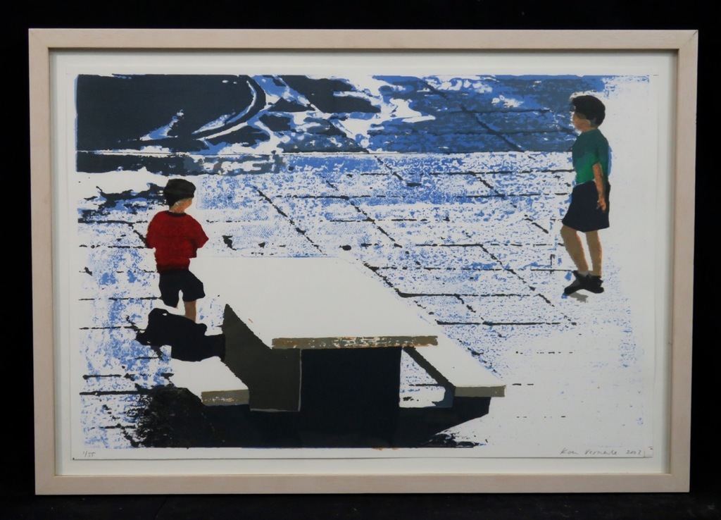 Koen Vermeule: Zeefdruk, Z.T. - Ingelijst kopen? Bied vanaf 80!