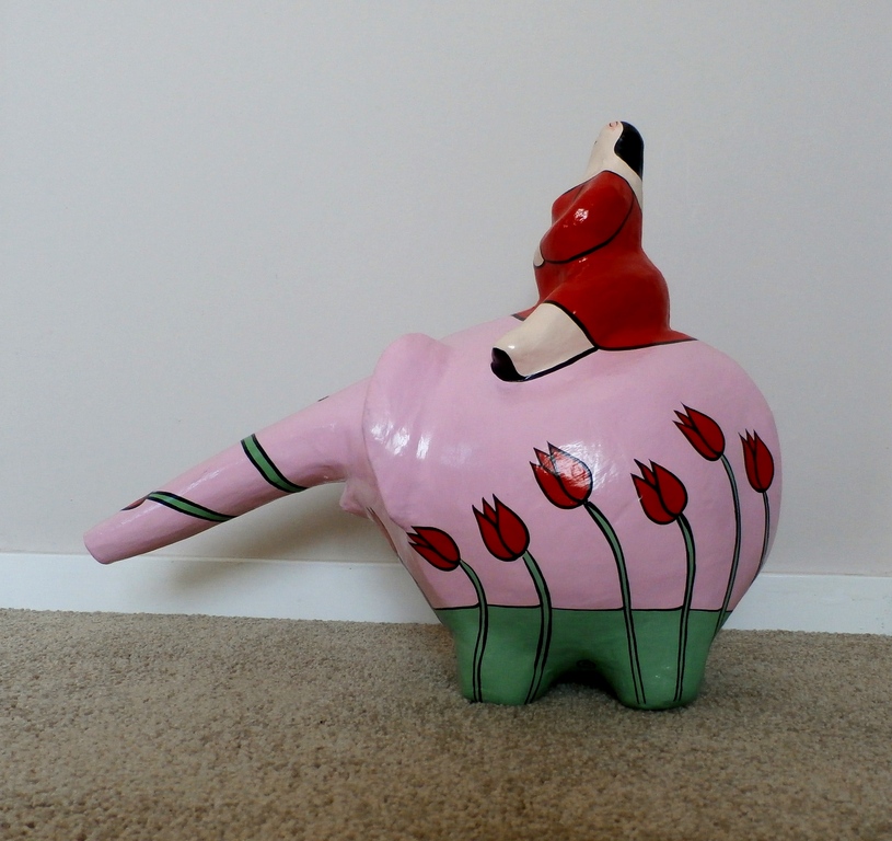 Ada Breedveld - beeld: Roze olifant Tulpen - Groot verkocht voor € 95!