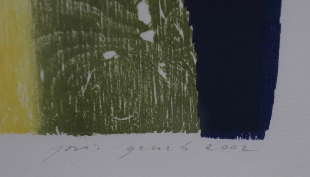 Joris Geurts: Houtsnede, Zonder titel - Ingelijst kopen? Bied vanaf 20!