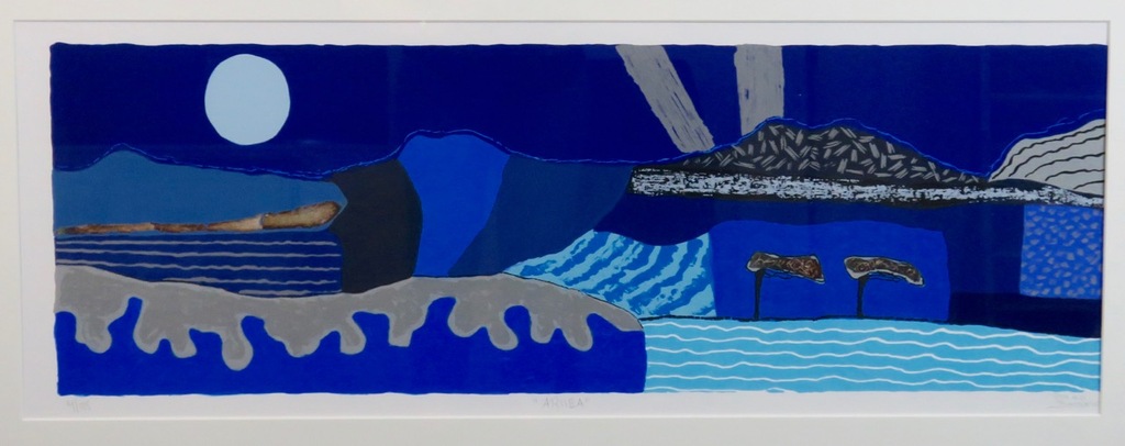 Ronald Boonacker: Zeefdruk, Aruba - Ingelijst kopen? Bied vanaf 40!