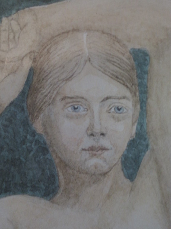 H.Paschke 1931 aquarel "staand naakt" sociaal realisme  kopen? Bied vanaf 1!