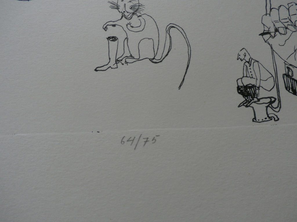 Sipke Huisman - Ets: Mensbeeld - 1966 kopen? Bied vanaf 35!