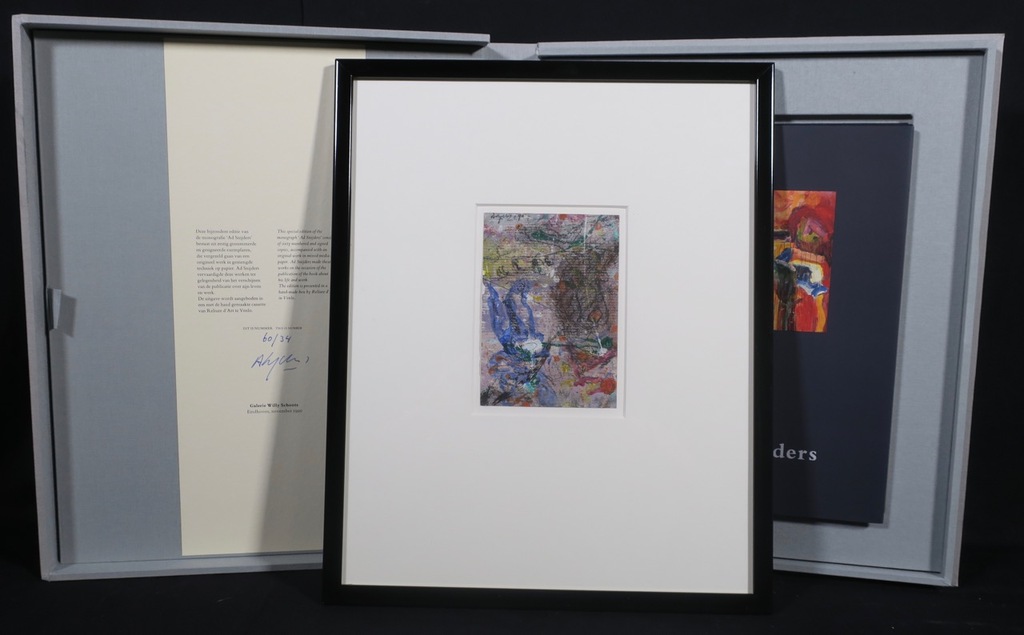 Bijzondere uitgave: Monografie Ad Snijders + Origineel werk in gemengde techniek verkocht voor € 80!