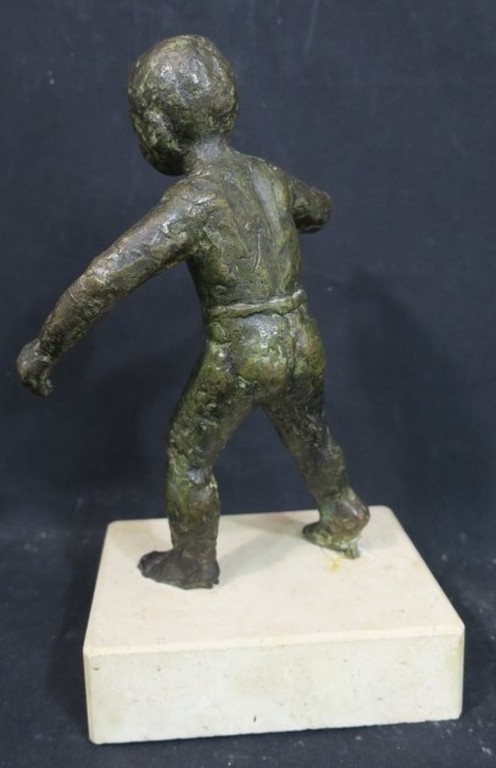 Bets van Wezel: Bronzen beeld, Jongen kopen? Bied vanaf 350!