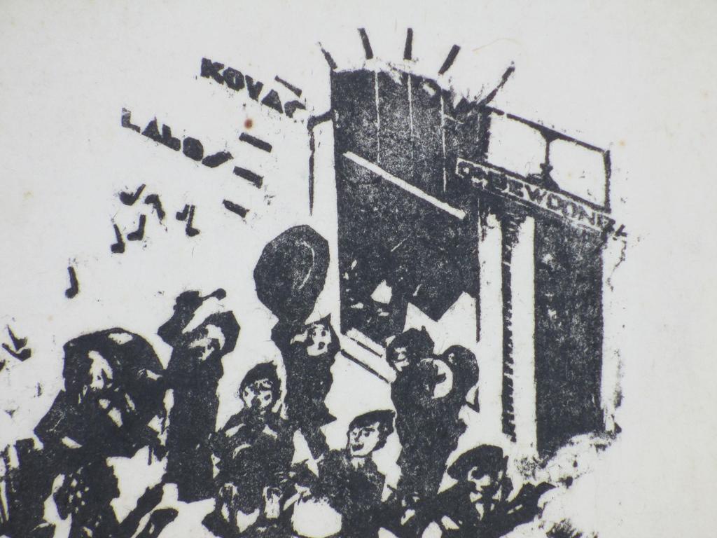 Joseph Raphael, Muziek spelende straatkinderen, Houtsnede kopen? Bied vanaf 65!