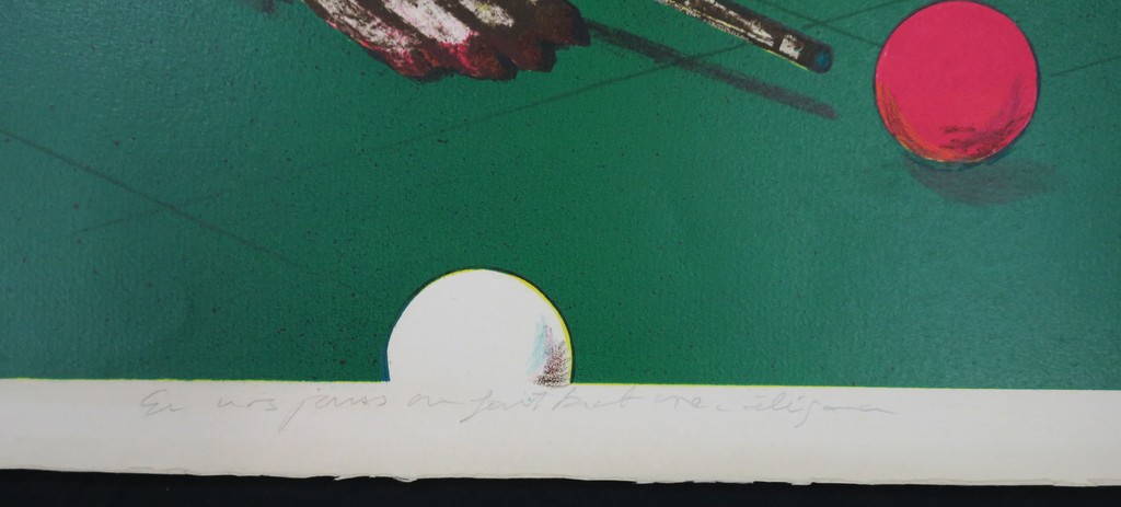 Jacqueline de Jong: Litho, Biljart kopen? Bied vanaf 20!