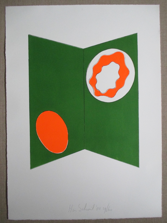 Han Schuil, litho 1988, 29/60 ex. kopen? Bied vanaf 70!