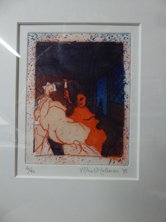 Ronald Tolman: Figuren bij kaarslicht - ets (20/40), 1993 kopen? Bied vanaf 90!