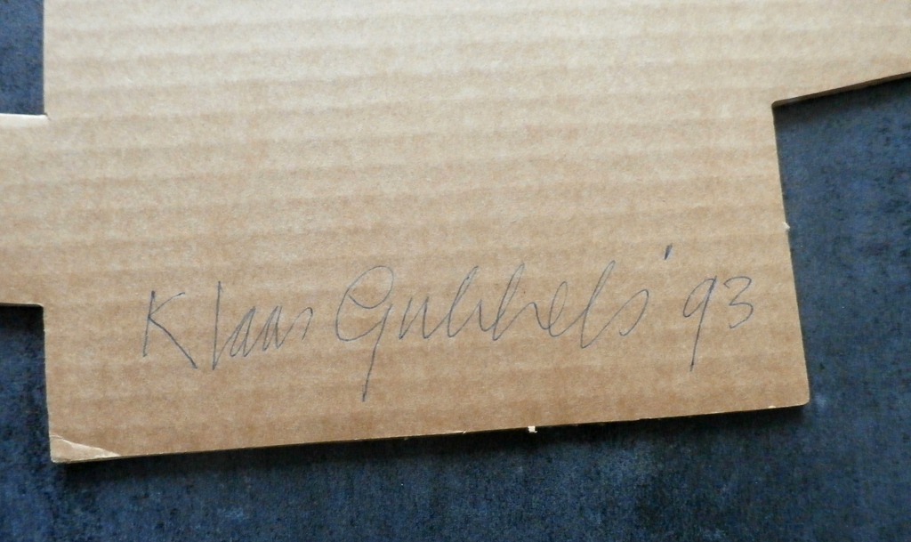 Klaas Gubbels - kartonnen koffiekan - 1993 kopen? Bied vanaf 275!