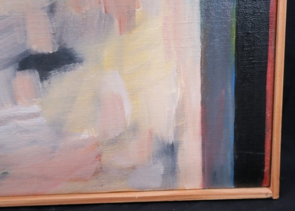 Jan van Holthe: Olieverf op doek, Passage IV - Ingelijst kopen? Bied vanaf 70!