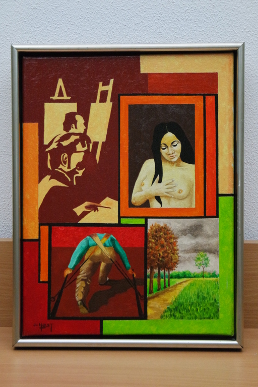 Jan van Hest (1915) - olieverf op doek - inspiratie v.d. kunstenaar kopen? Bied vanaf 285!
