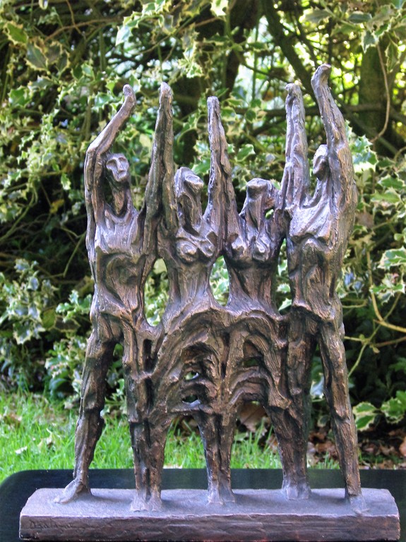 Onbekende kunstenaar: Zeer fraai beeld "Freedom". verkocht voor € 270!