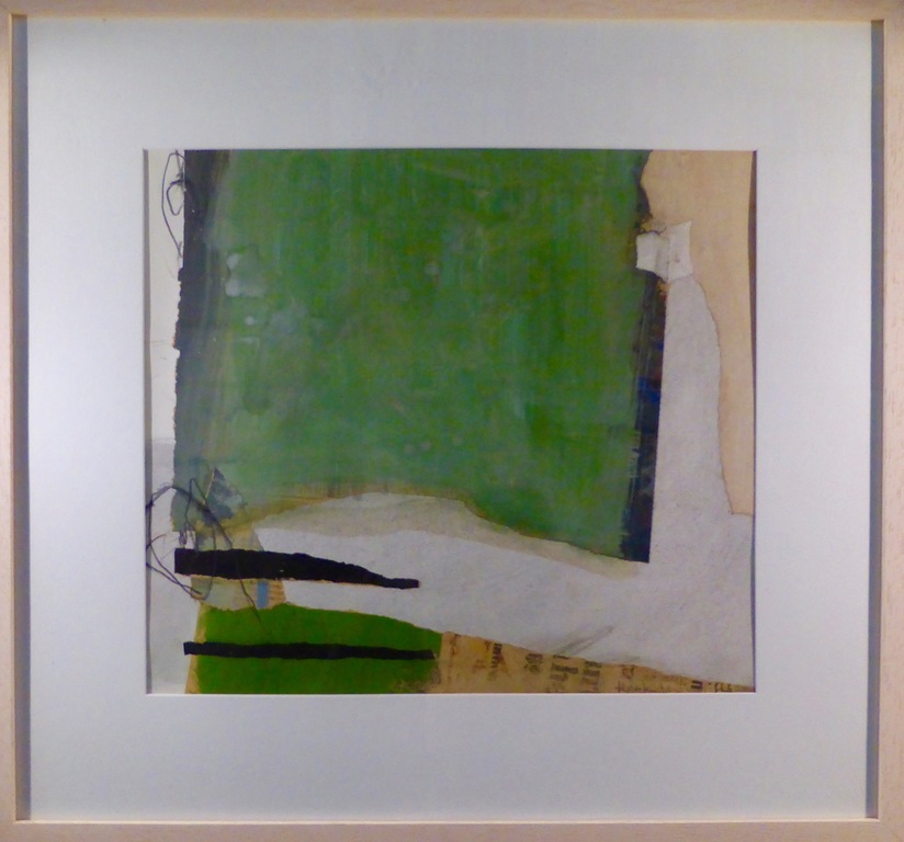 Henk Wesseling, schilderij/collage, 1997 verkocht voor € 45!