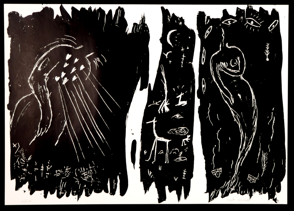 Henk Visch: Zeefdruk, Figuren kopen? Bied vanaf 40!