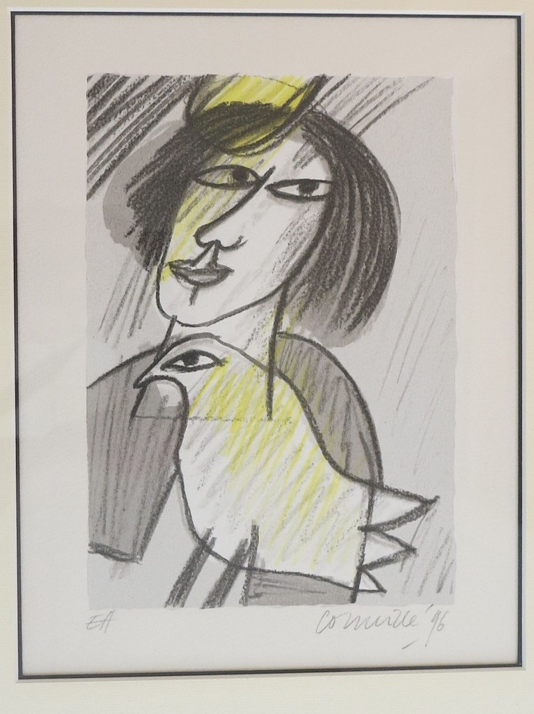 Corneille - handgesigneerde zeefdruk - epreuve d'artiste - 1996 verkocht voor € 180!