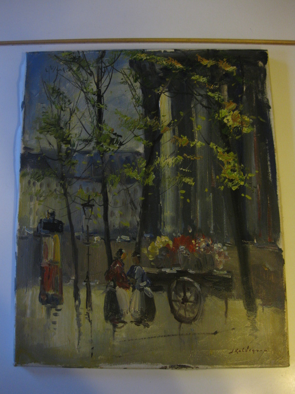 Parijs' doek van Jan Kelderman - 50x40 cm kopen? Bied vanaf 1!