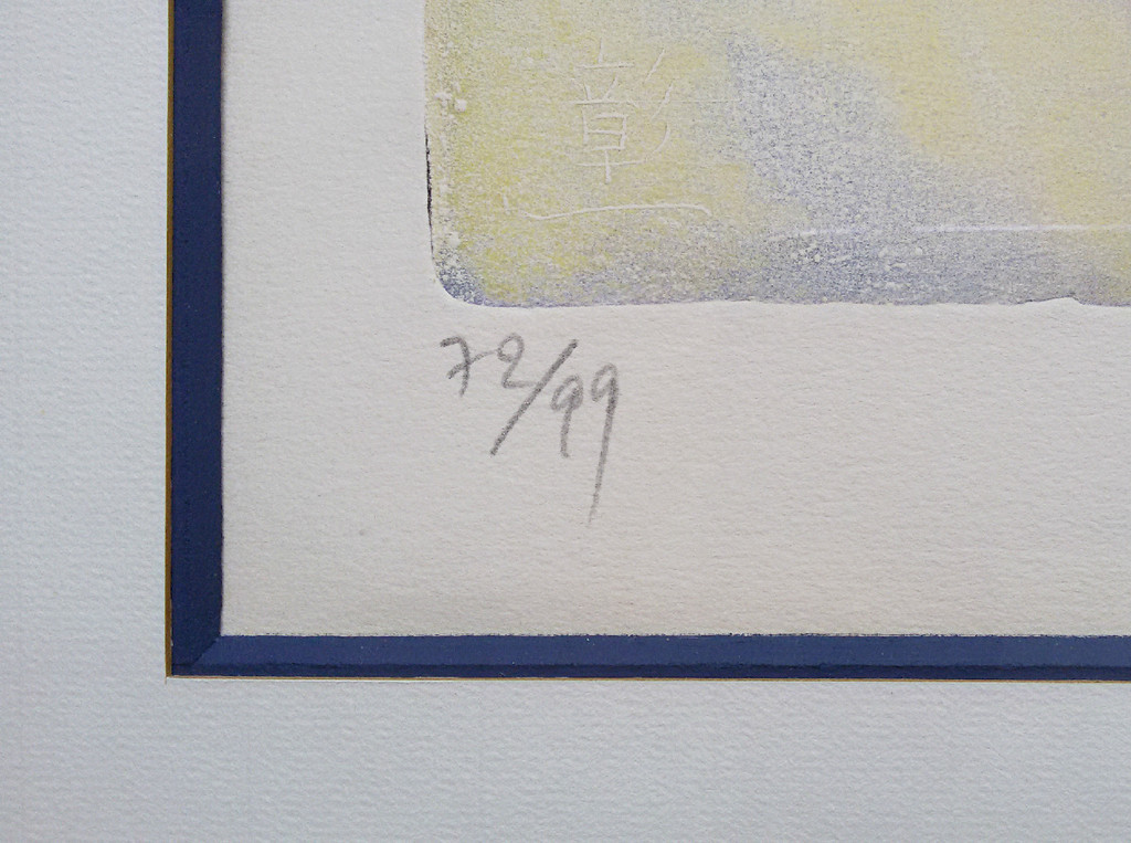 Shoichi Hasegawa - Le chapiteau et la guitare, aquatint ets (mooi ingelijst) kopen? Bied vanaf 150!