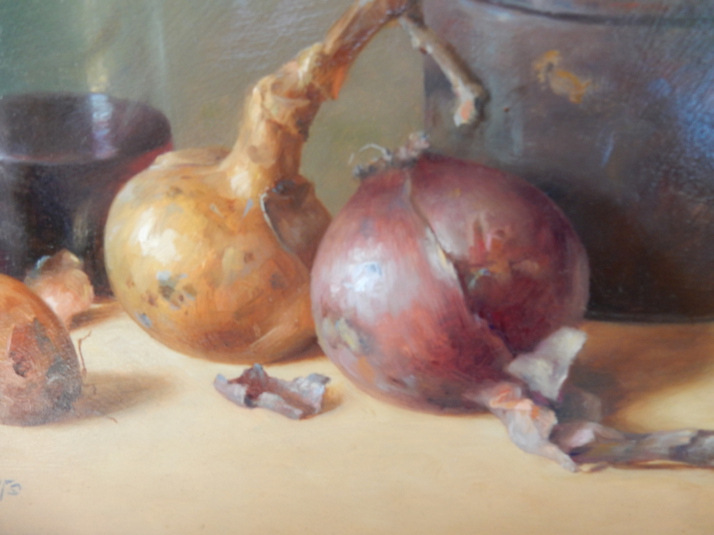 Fred L.C. Smoolenaers,stilleven, olieverf op paneel kopen? Bied vanaf 450!