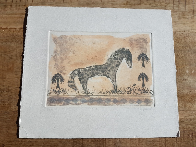Katrien Caymax: gravure, Horse I (v/xv) kopen? Bied vanaf 1!