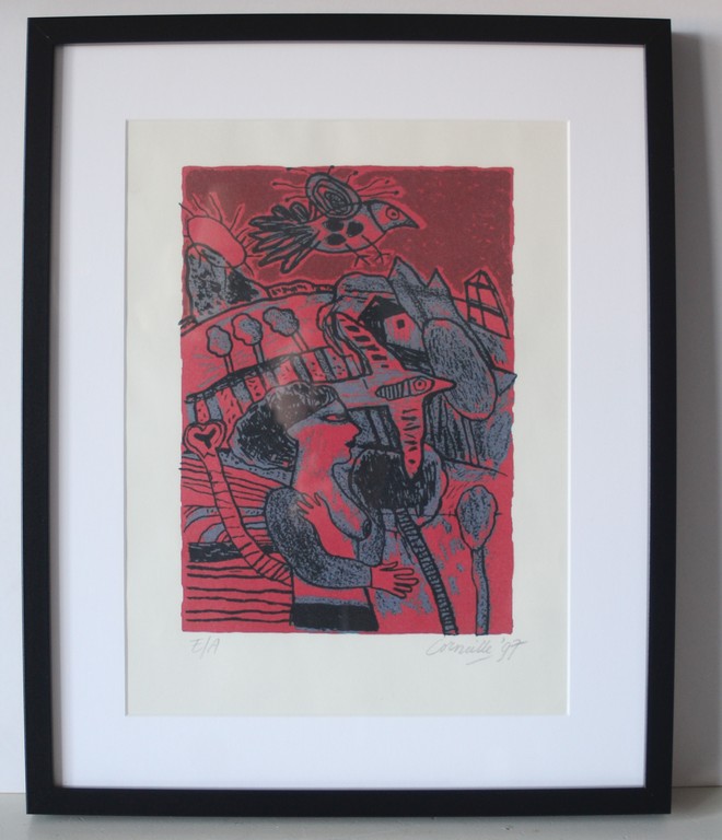 Corneille - ingelijste zeefdruk EA exemplaar - 1997 kopen? Bied vanaf 145!