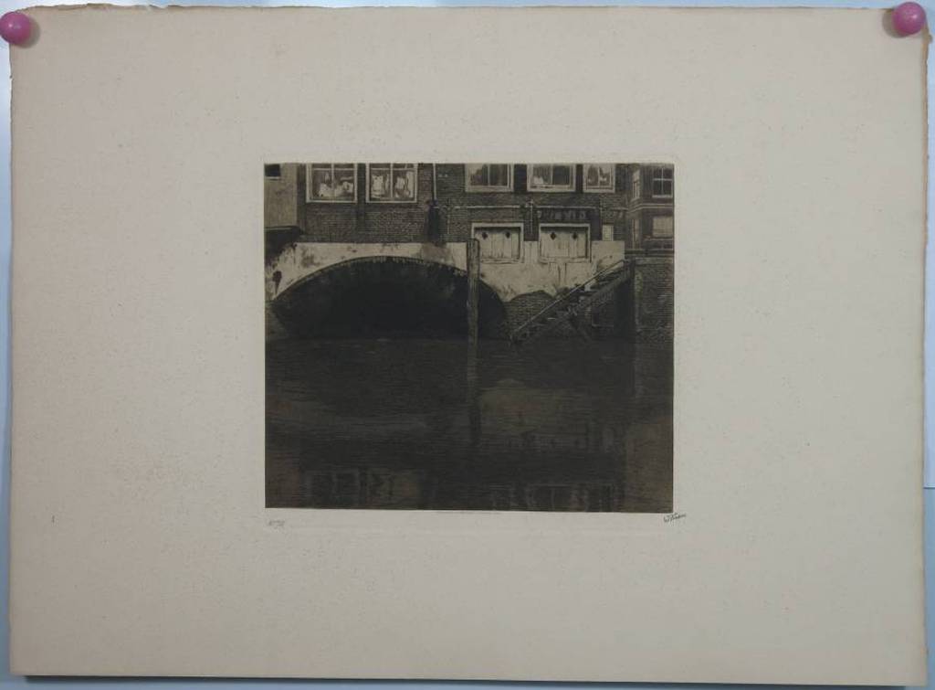 Willem Witsen: Ets/Aquatint, Voorstraatshaven II te Dordrecht kopen? Bied vanaf 250!