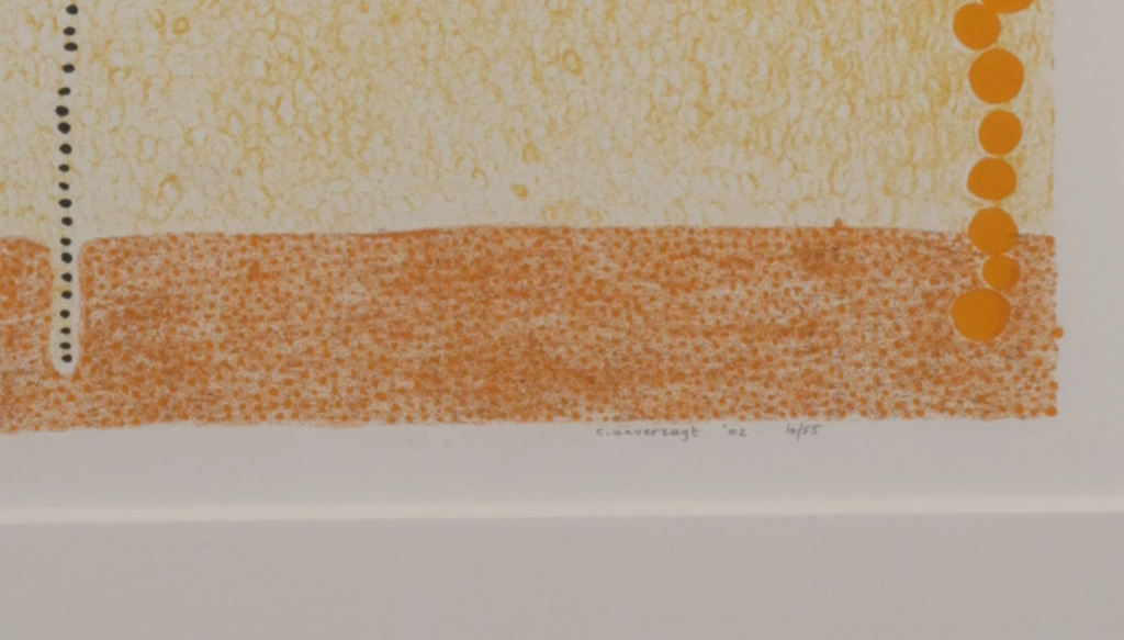 Carin Unverzagt: Zeefdruk, Tranen - Ingelijst kopen? Bied vanaf 1!