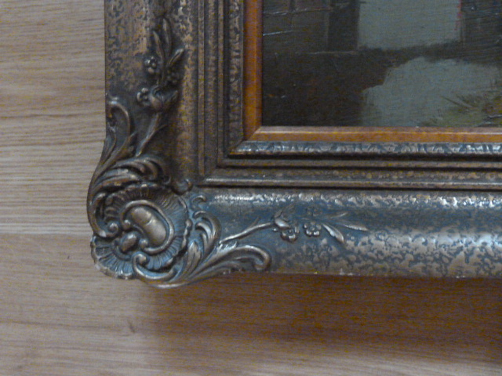 Onbekend ( 20e eeuw ) - olieverf - dorpsgezicht. kopen? Bied vanaf 1!