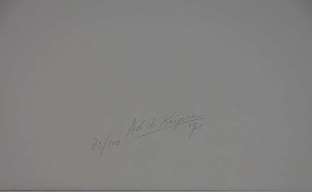 Ad de Keijzer: Zwart met 2 grijze rechthoeken kopen? Bied vanaf 40!