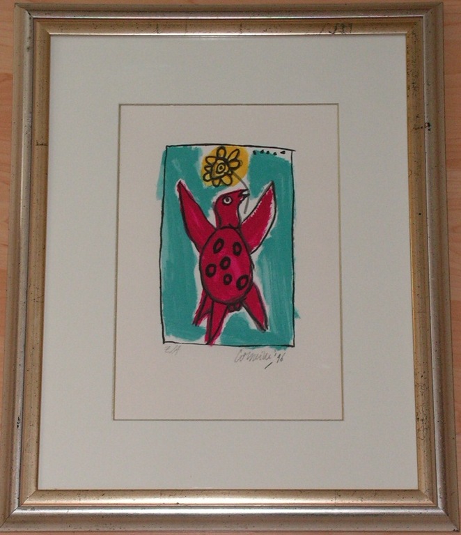 Corneille  -  zeefdruk  -  zonder titel  -  1996, EA exemplaar! verkocht voor € 95!